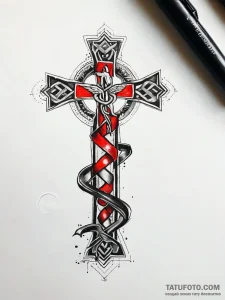 Rod of asclepius, the true symbol of medicine... - эскиз тату (№1751304475_0, 30.06.2025 17:27) — Tatufoto.com