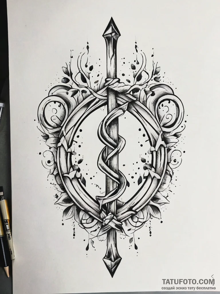 Wishbone, cracked or whole, tattoo flash shee... - эскиз тату (№1751305245_0, 30.06.2025 17:40) — Tatufoto.com
