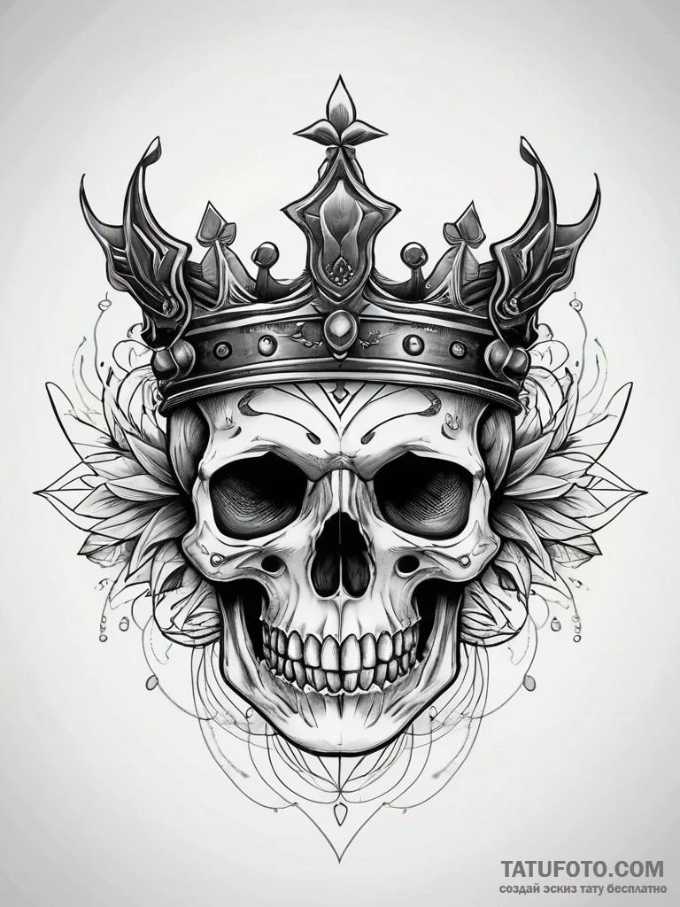 Crown of bone bound in wire, tattoo line art,... - эскиз тату (№1751307856_0, 30.06.2025 18:24) — Tatufoto.com