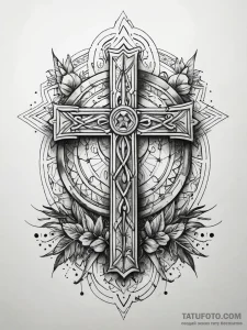 Candle wax forming runes, tattoo flash sheet... - эскиз тату (№1751308808_0, 30.06.2025 18:40) — Tatufoto.com