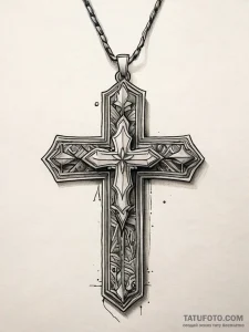 Soldier's dog tags, one blank, one with detai... - эскиз тату (№1751309569_0, 30.06.2025 18:52) — Tatufoto.com