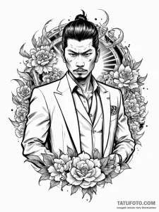 Yakuza (symbolism) - эскиз тату (№1751325645_0, 30.06.2025 23:20) — Tatufoto.com