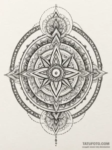 Ring suspended in spectral chains, tattoo fla... - эскиз тату (№1751326316_0, 30.06.2025 23:31) — Tatufoto.com