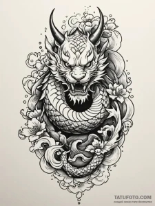 R, tattoo sketch design, aesthetically pleasi... - эскиз тату (№1751329309_0, 01.07.2025 00:21) — Tatufoto.com