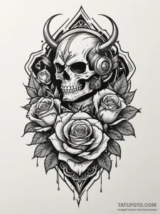 Atomic knight with energy shield, tattoo flas... - эскиз тату (№1751329970_0, 01.07.2025 00:32) — Tatufoto.com