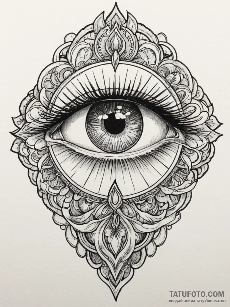Quartz eye beneath crimson sky, tattoo drawin... - эскиз тату (№1751332857_0, 01.07.2025 01:20) — Tatufoto.com