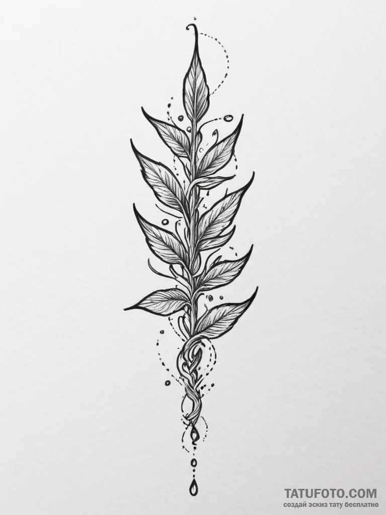 R, ink illustration for tattoo, soft whip sha... - эскиз тату (№1751333725_0, 01.07.2025 01:35) — Tatufoto.com