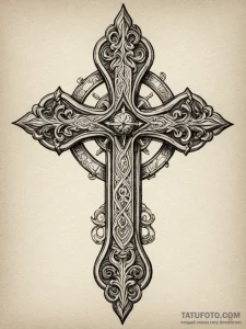 Ivory relic sealed with sigils, artistic tatt... - эскиз тату (№1751334457_0, 01.07.2025 01:47) — Tatufoto.com