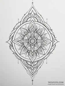 Banshee, tattoo drawing outline, geometric ta... - эскиз тату (№1751334718_0, 01.07.2025 01:51) — Tatufoto.com