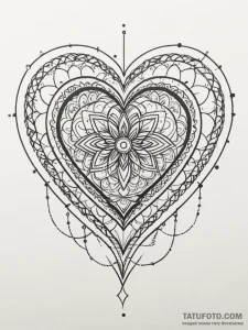 Ashen heart pierced by chains, concept art fo... - эскиз тату (№1751336139_0, 01.07.2025 02:15) — Tatufoto.com