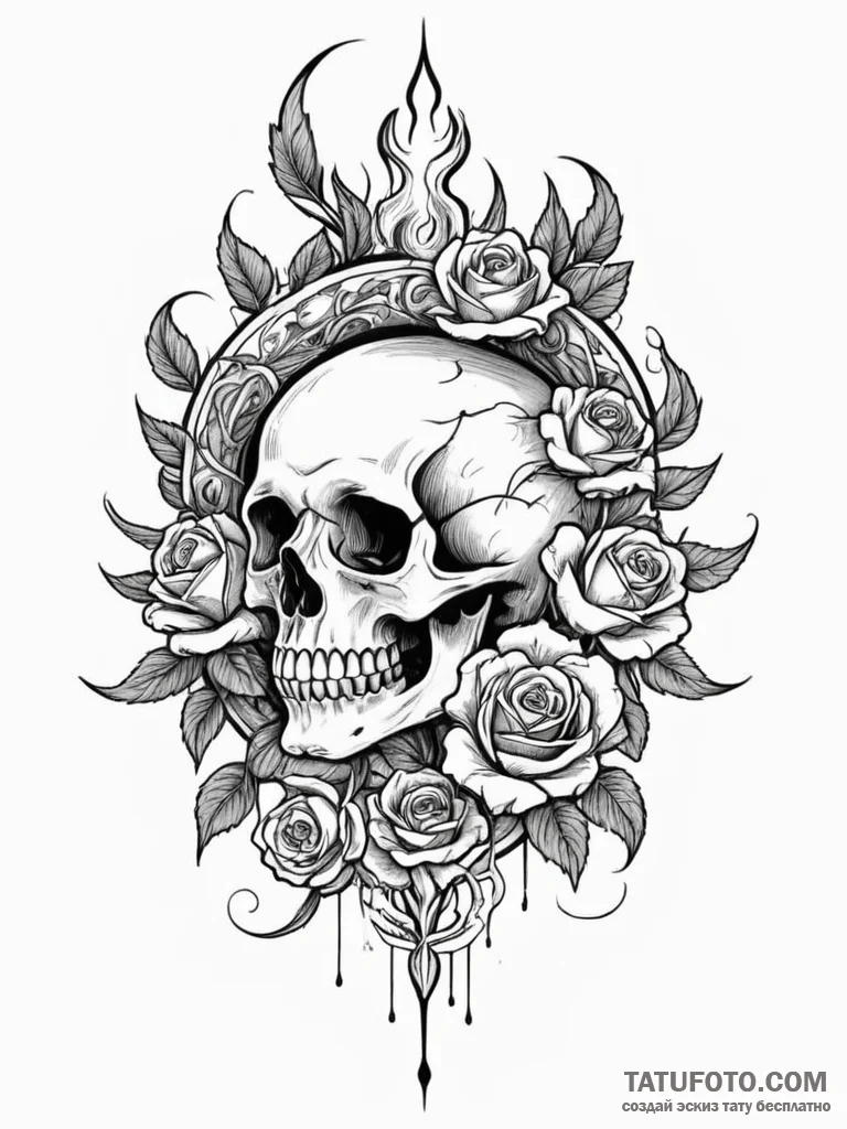 Oracle relic devouring celestial flame, artis... - эскиз тату (№1751337421_0, 01.07.2025 02:37) — Tatufoto.com
