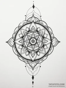 Candle flame whispering shadows, tattoo line... - эскиз тату (№1751339101_0, 01.07.2025 03:05) — Tatufoto.com