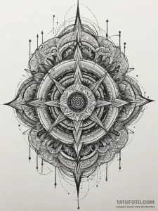 Neural network diagram, complex and beautiful... - эскиз тату (№1751343216_0, 01.07.2025 04:13) — Tatufoto.com