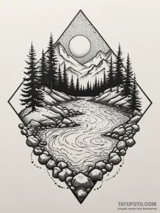 Well, a source of deep, life-giving water, ta... - эскиз тату (№1751347923_0, 01.07.2025 05:32) — Tatufoto.com