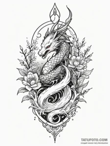 Dagger in cursed chalice, ink illustration fo... - эскиз тату (№1751348061_0, 01.07.2025 05:34) — Tatufoto.com