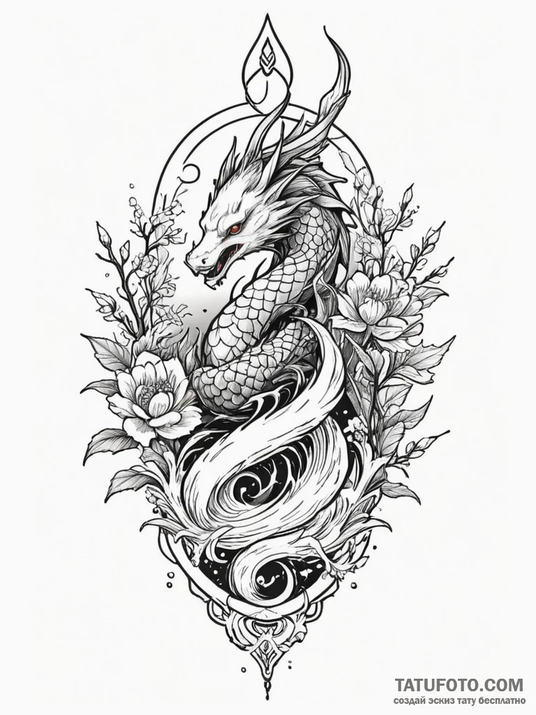 Dagger in cursed chalice, ink illustration fo... - эскиз тату (№1751348061_0, 01.07.2025 05:34) — Tatufoto.com