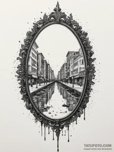 Queenр р†р вђљрівђћсћs mirror reflecting void... - эскиз тату (№1751351697_0, 01.07.2025 06:34) — Tatufoto.com