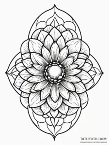 Quail egg beneath spectral bloom, tattoo draw... - эскиз тату (№1751358592_0, 01.07.2025 08:29) — Tatufoto.com