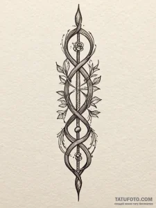 X-chromosome and y-chromosome, representing f... - эскиз тату (№1751408366_0, 01.07.2025 22:19) — Tatufoto.com