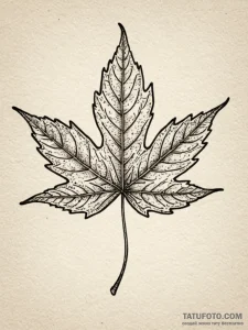 Autumn leaf crumbling, tattoo sketch design,... - эскиз тату (№1751408973_0, 01.07.2025 22:29) — Tatufoto.com