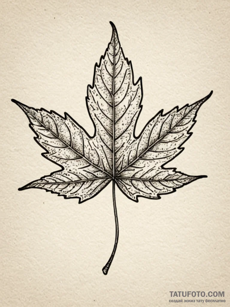 Autumn leaf crumbling, tattoo sketch design,... - эскиз тату (№1751408973_0, 01.07.2025 22:29) — Tatufoto.com