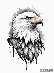 Eagle - эскиз тату (№1751411776_0, 01.07.2025 23:16) — Tatufoto.com