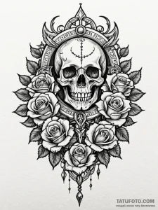 Frigate, tattoo flash sheet design, rough ske... - эскиз тату (№1751413108_0, 01.07.2025 23:38) — Tatufoto.com