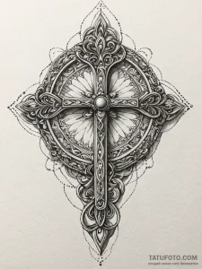 Scissors, antique and ornate, about to snip a... - эскиз тату (№1751425585_0, 02.07.2025 03:06) — Tatufoto.com
