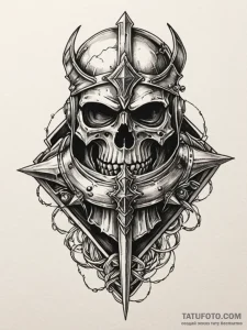 Gauntlet of a knight crushing a black jewel,... - эскиз тату (№1751431975_0, 02.07.2025 04:52) — Tatufoto.com