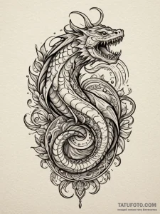 Leviathan, tattoo flash sheet design, soft wh... - эскиз тату (№1751434831_0, 02.07.2025 05:40) — Tatufoto.com