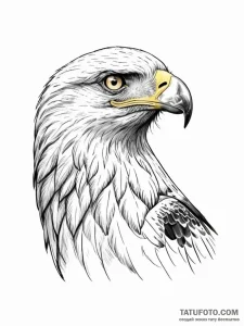 Golden eagle - эскиз тату (№1751435809_0, 02.07.2025 05:56) — Tatufoto.com