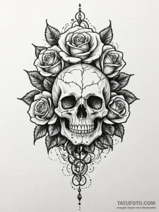Black root tree with hollow trunk, artistic t... - эскиз тату (№1751448431_0, 02.07.2025 09:27) — Tatufoto.com