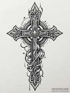 Blade, concept art for tattoo, aesthetically... - эскиз тату (№1751449330_0, 02.07.2025 09:42) — Tatufoto.com