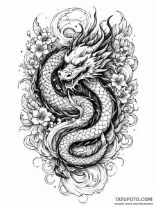 Nether vines gripping relic, artistic tattoo... - эскиз тату (№1751450214_0, 02.07.2025 09:56) — Tatufoto.com