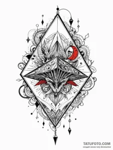 Kite, tattoo flash sheet design, highly detai... - эскиз тату (№1751451629_0, 02.07.2025 10:20) — Tatufoto.com