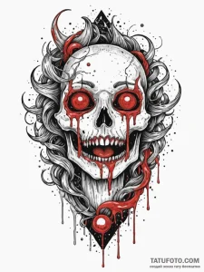 Spectral mirror devouring light, artistic tat... - эскиз тату (№1751456910_0, 02.07.2025 11:48) — Tatufoto.com