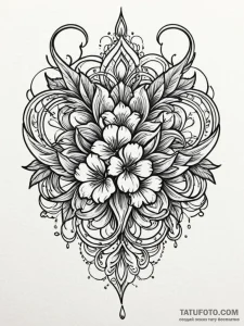 C, tattoo sketch design, moderately detailed,... - эскиз тату (№1751479642_0, 02.07.2025 18:07) — Tatufoto.com