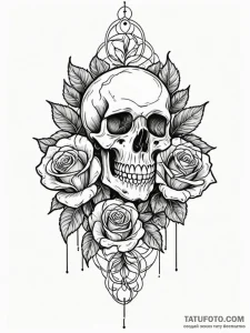 Web, tattoo line art, sepia tone sketch, vint... - эскиз тату (№1751479720_0, 02.07.2025 18:08) — Tatufoto.com