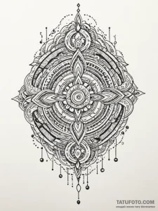 Morse code, tattoo line art, black and grey t... - эскиз тату (№1751485199_0, 02.07.2025 19:39) — Tatufoto.com
