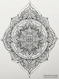 L, concept art for tattoo, highly detailed, i... - эскиз тату (№1751492528_0, 02.07.2025 21:42) — Tatufoto.com