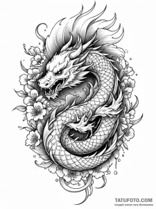Silver arrows piercing celestial bloom, tatto... - эскиз тату (№1751496663_0, 02.07.2025 22:51) — Tatufoto.com