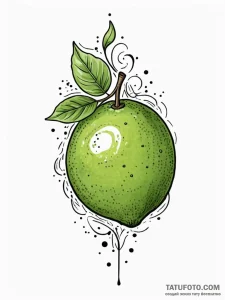 Lime - эскиз тату (№1751497784_0, 02.07.2025 23:09) — Tatufoto.com