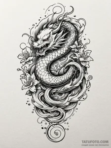 Key suspended from bone chain, concept art fo... - эскиз тату (№1751500407_0, 02.07.2025 23:53) — Tatufoto.com