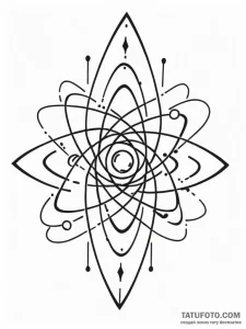 Atomic blade radiating energy, artistic tatto... - эскиз тату (№1751501280_0, 03.07.2025 00:08) — Tatufoto.com