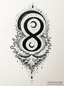 Alchemical symbol for water, dissolving into... - эскиз тату (№1751503135_0, 03.07.2025 00:38) — Tatufoto.com