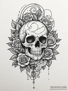 A whimsical bubble floating in air, delicate,... - эскиз тату (№1751507487_0, 03.07.2025 01:51) — Tatufoto.com