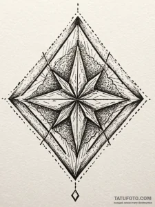 Diamond, cut and multi-faceted, representing... - эскиз тату (№1751510335_0, 03.07.2025 02:38) — Tatufoto.com