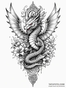Clawed wings gripping stars, tattoo line art,... - эскиз тату (№1751522245_0, 03.07.2025 05:57) — Tatufoto.com