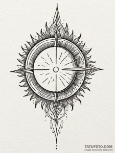 Shadow knight beneath eclipsed sun, tattoo sk... - эскиз тату (№1751522774_0, 03.07.2025 06:06) — Tatufoto.com