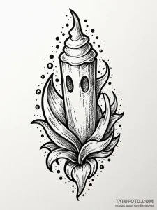 J, artistic tattoo sketch, minimalist approac... - эскиз тату (№1751526621_0, 03.07.2025 07:10) — Tatufoto.com